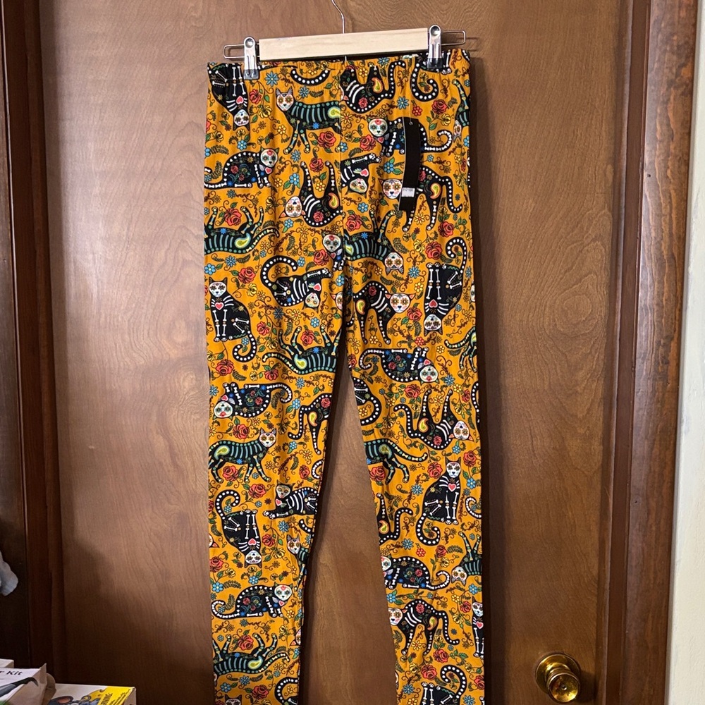 New Mix Multicolor Cat Print Leggings